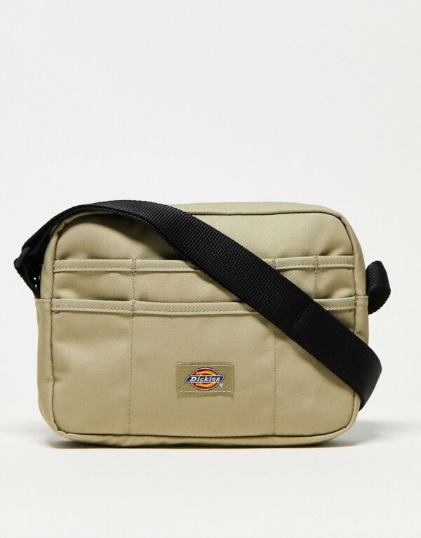 Dickies moreauville messenger bag in beige tan-Neutral