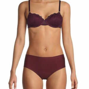 Dkny Lace Balconette Bra - Grape Wine