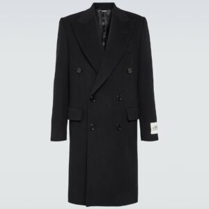 Dolce&Gabbana Double-breasted wool-blend coat