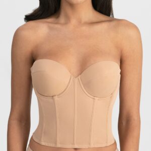 Dominique Brie Backless Strapless Bra, 6380 - Mocha