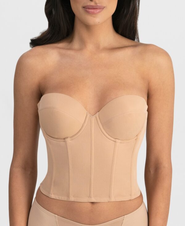 Dominique Brie Backless Strapless Bra, 6380 - Mocha