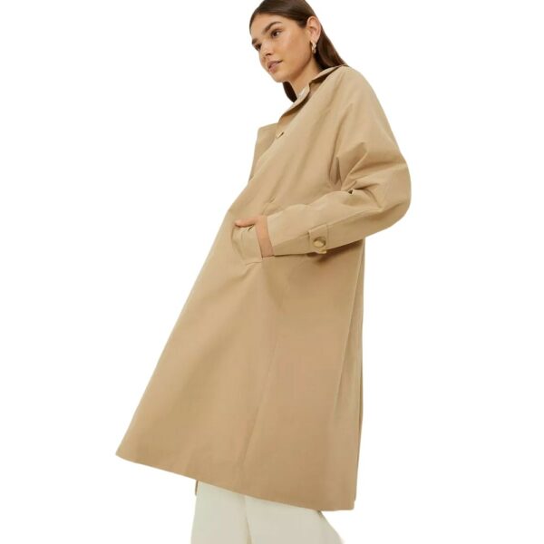 Dorothy Perkins Womens/Ladies Single-Breasted Trench Coat (M-L) (Cream)