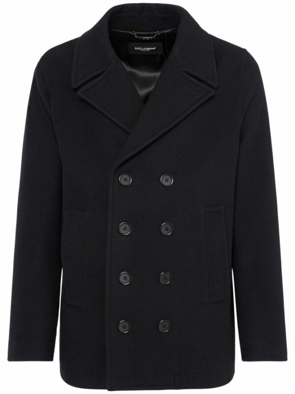 Double Breasted Wool Pea Coat