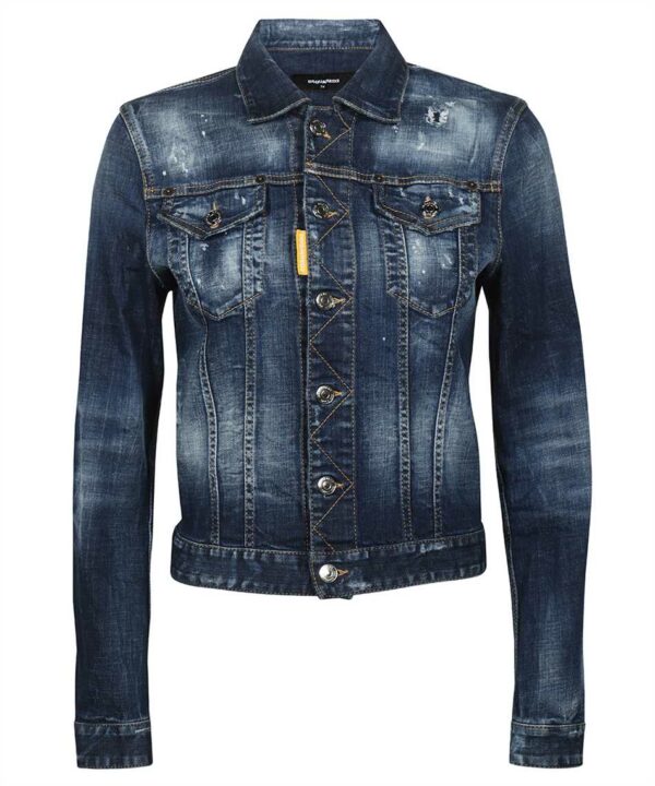 Dsquared2 Destroyed Denim Jacket