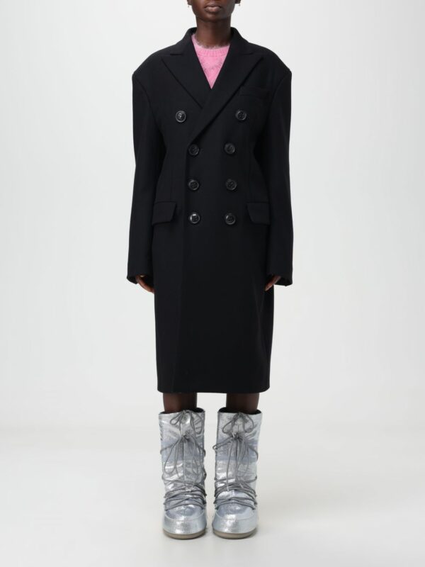 Dsquared2 coat in wool blend