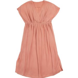 Emilia George Maternity Cupro Irene Dress - Salmon