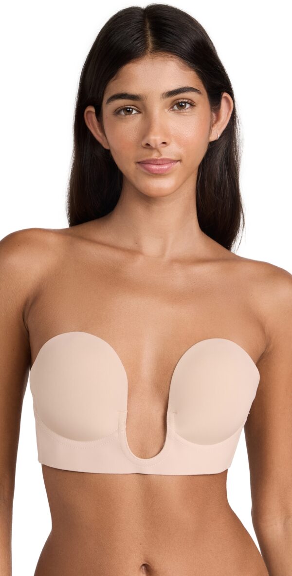 Fashion Forms U Plunge Backless Strapless Bra Almond C