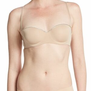 Women's Strapless Convertible Bra - Cafe