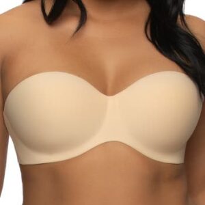 Felina 'Hint of Skin 6202' Underwire Strapless Bra in Bare at Nordstrom Rack, Size 36D