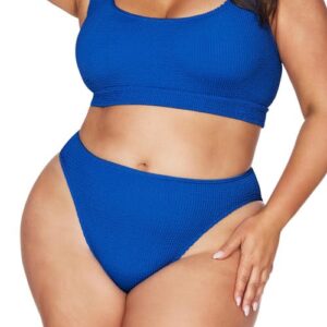 Artesands Kahlo Arte Eco Crinkle Two-Piece Swimsuit in Artisan Blue at Nordstrom