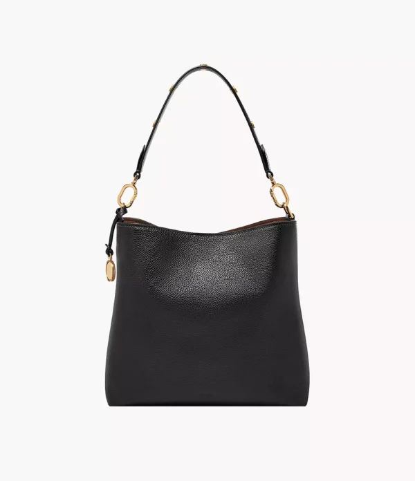 Fossil Women's Jessie Leather Bucket Shoulder Bag