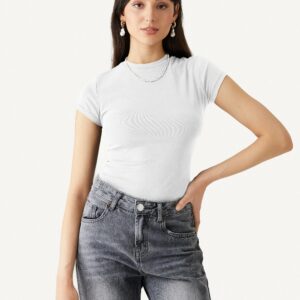 Fresh Cotton Cinch-the-Waist Tee