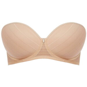 Freya Cameo Underwired Strapless Bra - Beige