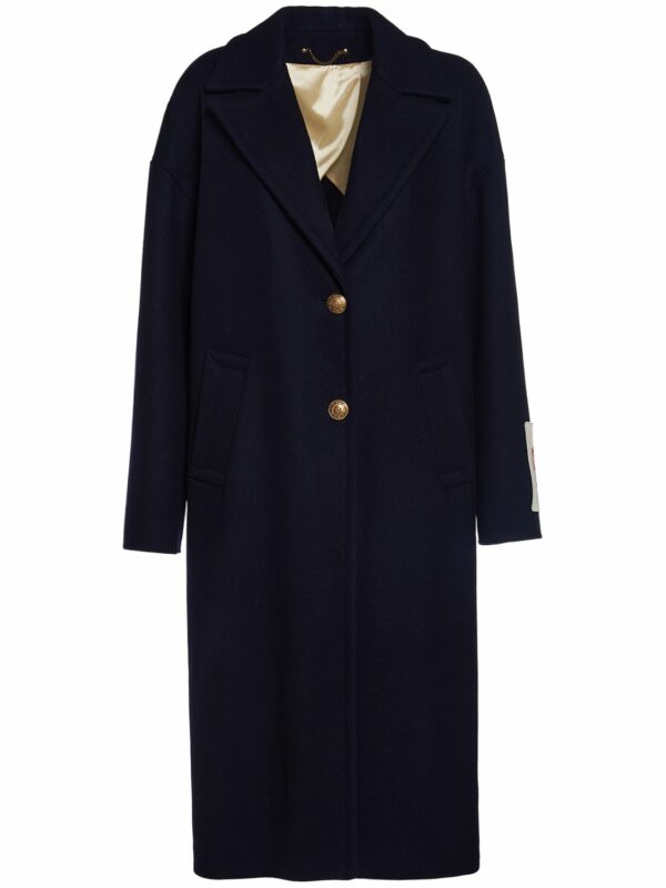 Golden Wool Blend Coat