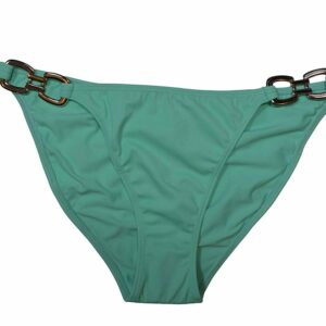 Women's Chain Strap Full Bikini Bottom Swimsuit In Aqua