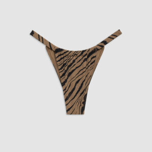 ANINE BING Milani Bikini Bottom in Tiger Shell Print