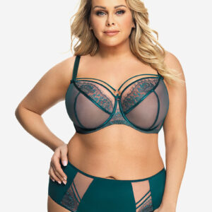 Gorsenia Paradise Balconette Bra Green