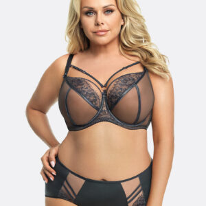 Gorsenia Paradise Balconette Bra Grey