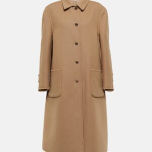 Gucci Double-faced wool and silk coat