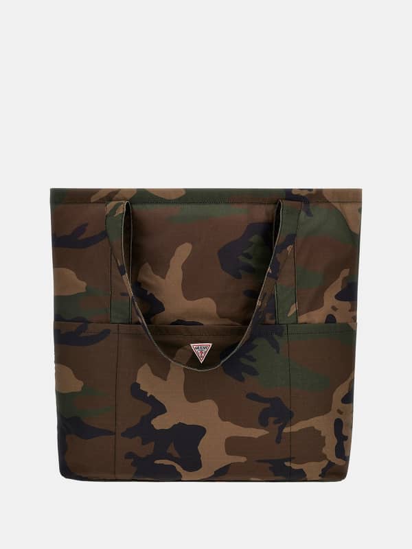 Guess Originals All Over Camouflage Tote Bag