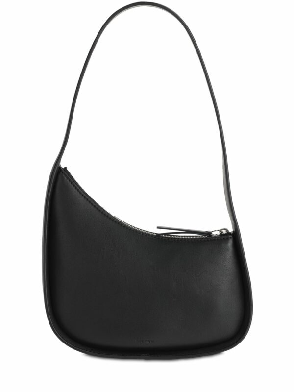 Half Moon Leather Shoulder Bag