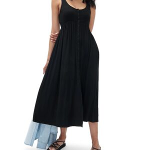 Hatch Collection The Softest Rib Maternity Nursing Friendly Tank Dress