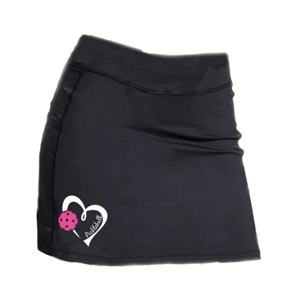 Heart With Pickleball Skort Women's Skort - Dink Smash Active Wear Skirt With Shorts