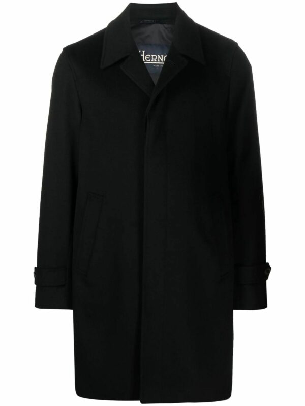 Herno Coat In Brushed Cashmere Wool