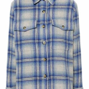 ISABEL MARANT- Faxona Checked Wool Coat