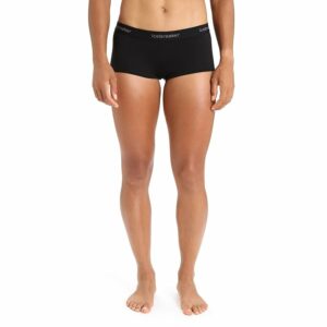 Icebreaker Oasis Boyshorts (Black 1) Women's Shorts