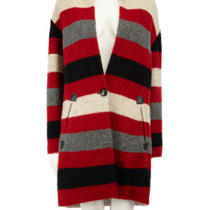 Isabel Marant Isabel Marant Etoile Blanket Stripe Wool Gabriel Coat