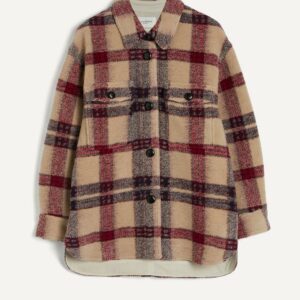 Isabel Marant etoile Harveli Wool-Blend Checked Coat 4