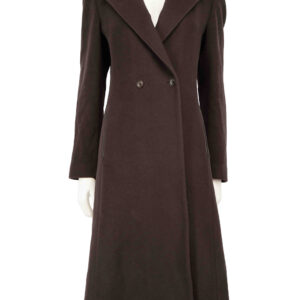 Joseph Brown Wool Long Coat