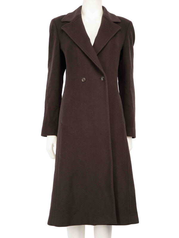 Joseph Brown Wool Long Coat