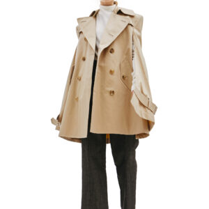 Junya Watanabe Beige Cotton Trench Coat