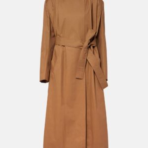 Khaite Minnler cotton-blend twill trench coat