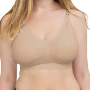 Kindred Bravely Simply Sublime Seamless Nursing Bra in Beige at Nordstrom, Size Small-Busty