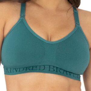 Kindred Bravely Sublime Hands-Free Pumping/Nursing Sports Bra in Teal at Nordstrom, Size Large-Busty