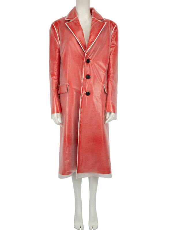 Kwaidan Editions Red Wool Translucent Layer Coat