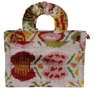 LaMilanesa Printed Top Zip Tote