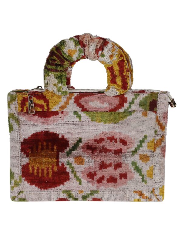 LaMilanesa Printed Top Zip Tote