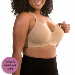 Leading Lady Maternity & Nursing UW Bra - J1100, C, Beige