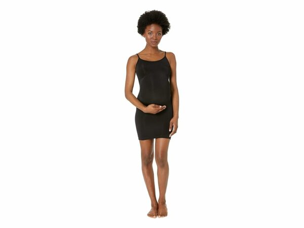 MAGIC Bodyfashion Mama Supporting Maternity Slip Dress (Black) Women's Underwear