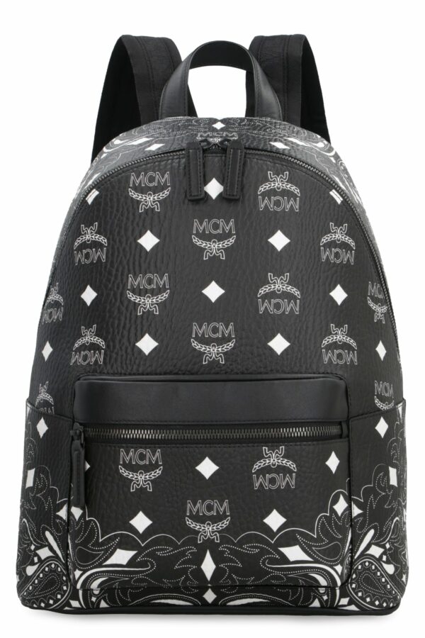 MCM Stark Faux Leather Backpack