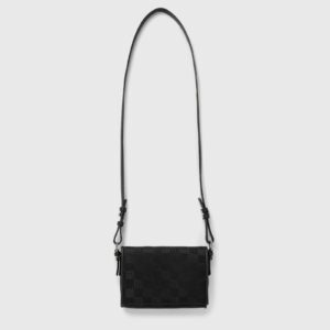 MISBHV JACQUARD MONOGRAM PHONE POUCH women Messenger & Crossbody Bags black in size:ONE SIZE