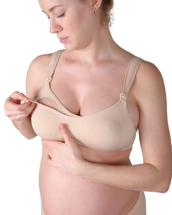 MSM-5726-27006-L-3 Maternity Nursing Bra, Nude - Large - 3