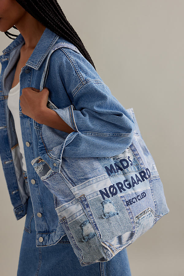 Mads Norgaard Canvas Logo Tote Bag