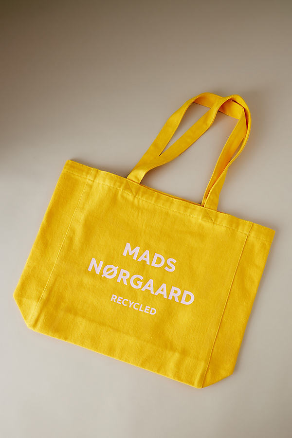 Mads Norgaard Cotton Logo Tote Bag