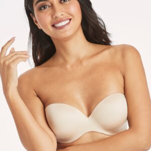 Maidenform Custom Lift Strapless Underwire Bra Latte 36C Women's