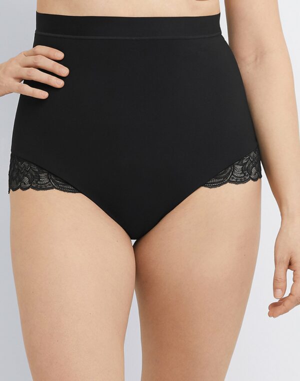 Maidenform Eco Lace Firm Control Shaping Brief Black M Women's